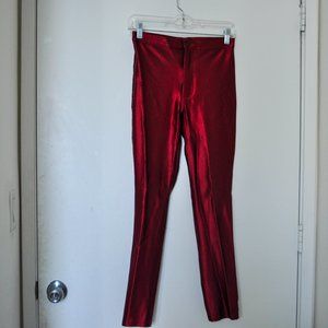 American Apparel Red Disco Pants